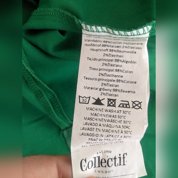 Green pencil dress size Small - Picture 8 of 8